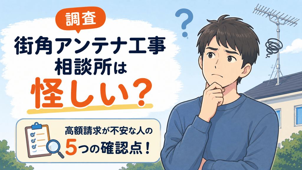 街角アンテナ工事相談所 口コミ