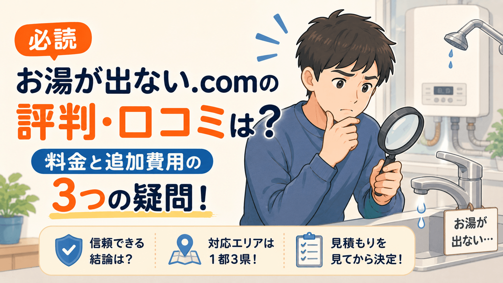 お湯が出ない.com 評判 口コミ